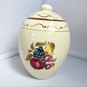 Vintage Cookie Jar Around the Orchard Home Collection Large
